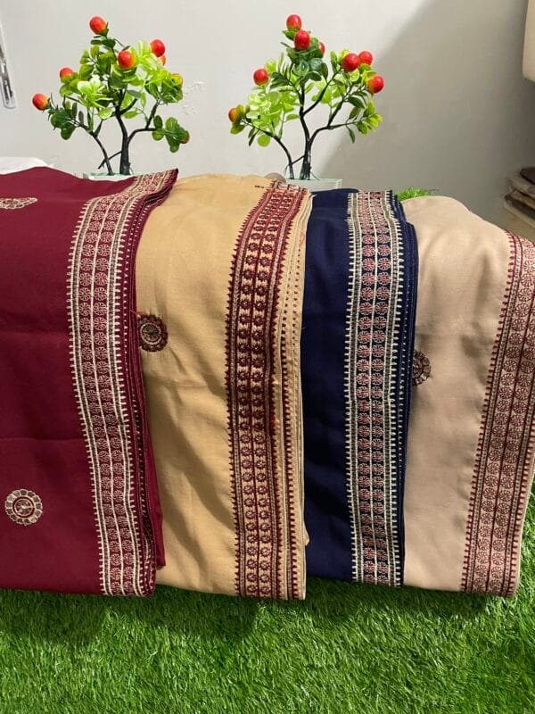 Women Swiss Embroidery Shawl - Image 4