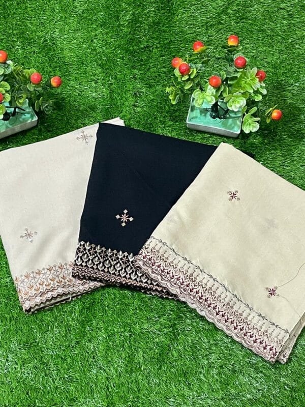 Women Fancy Embroidery Summer Shawl