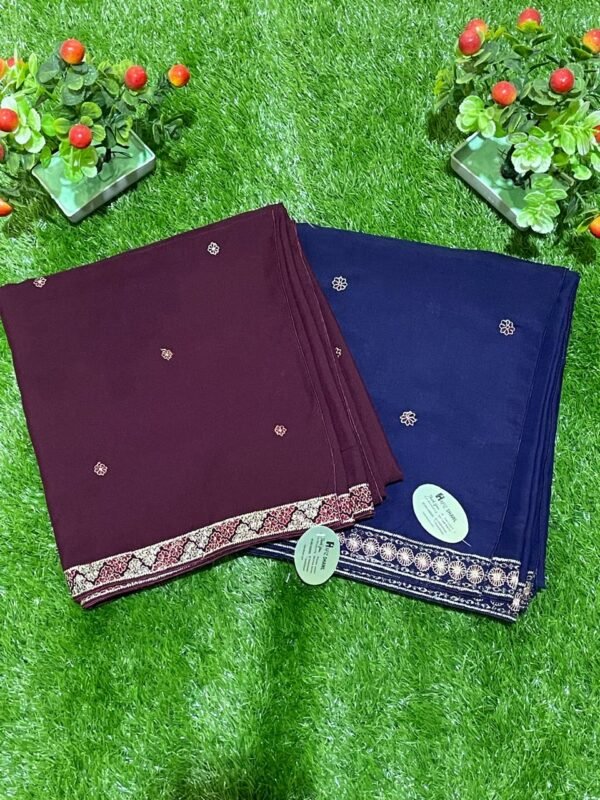 Women Fancy Embroidery Summer Shawl - Image 5